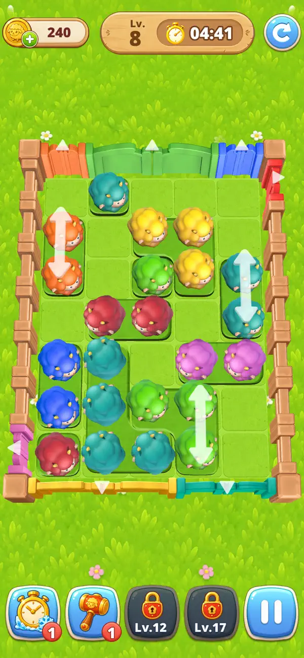 Sheep Slide: Unblock Jam Farm
