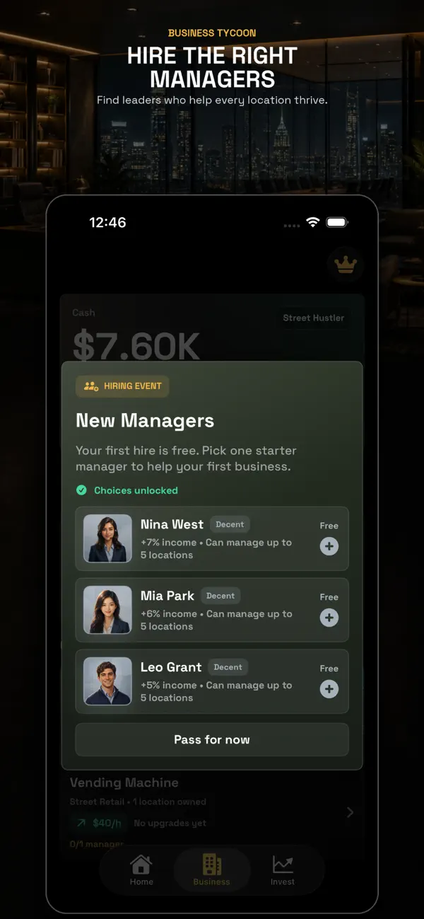 Business Tycoon - Become Rich