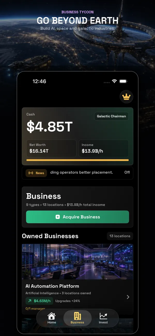 Business Tycoon - Become Rich
