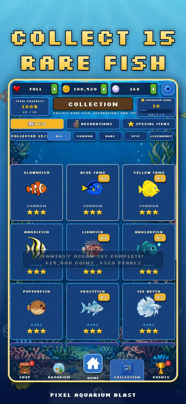 Pixel Aquarium Blast