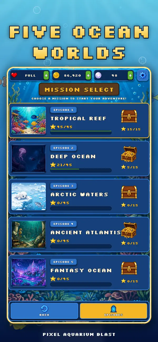 Pixel Aquarium Blast
