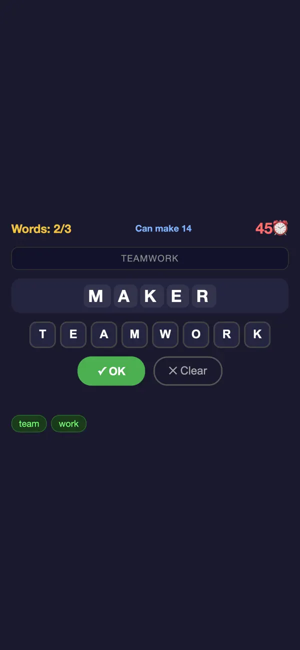 Vocabulary Race
