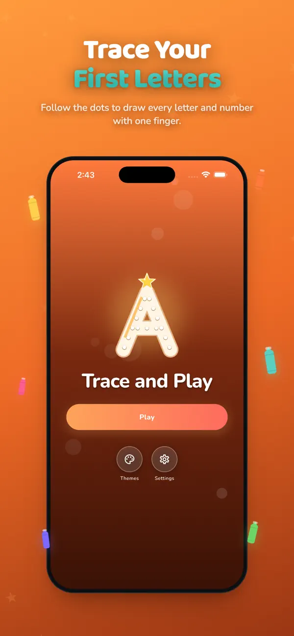Trace and Play - Letters