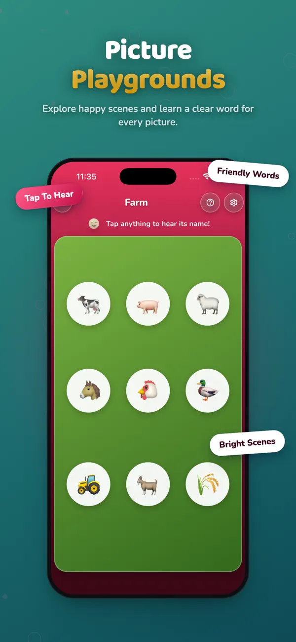 First Words: Tap & Learn