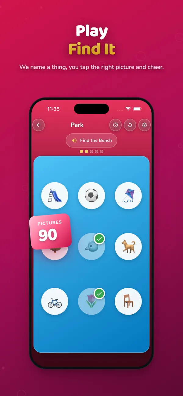 First Words: Tap & Learn