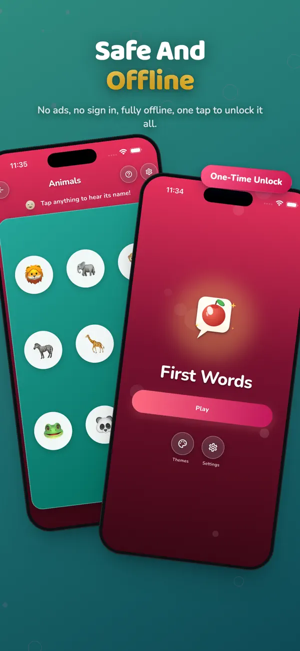 First Words: Tap & Learn