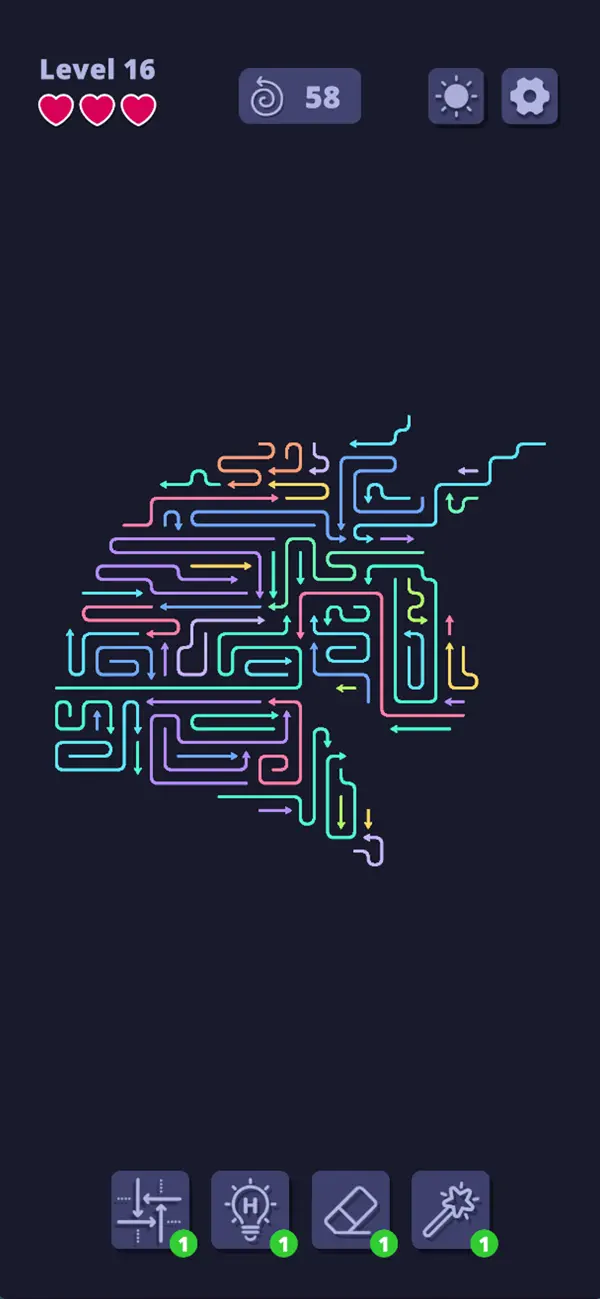 Arrow 67: Minimal Arrow Puzzle