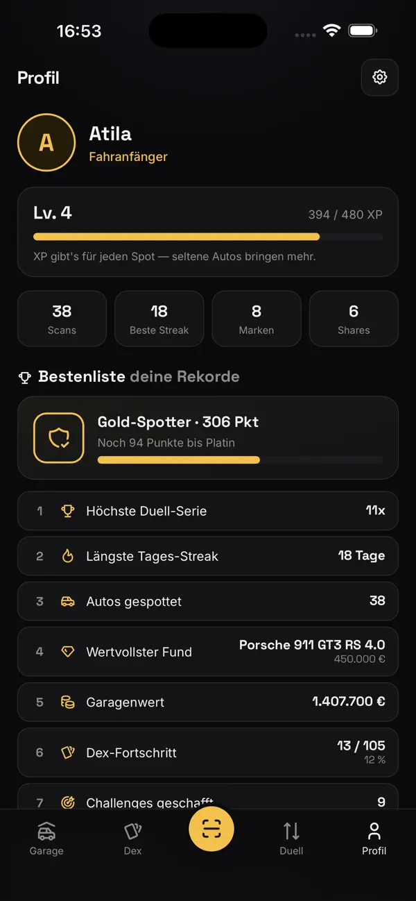CarDex – Autos spotten