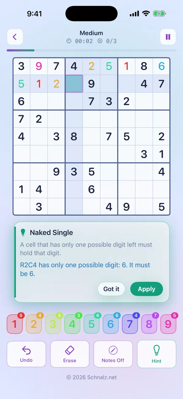 Lumina Sudoku: Color Logic