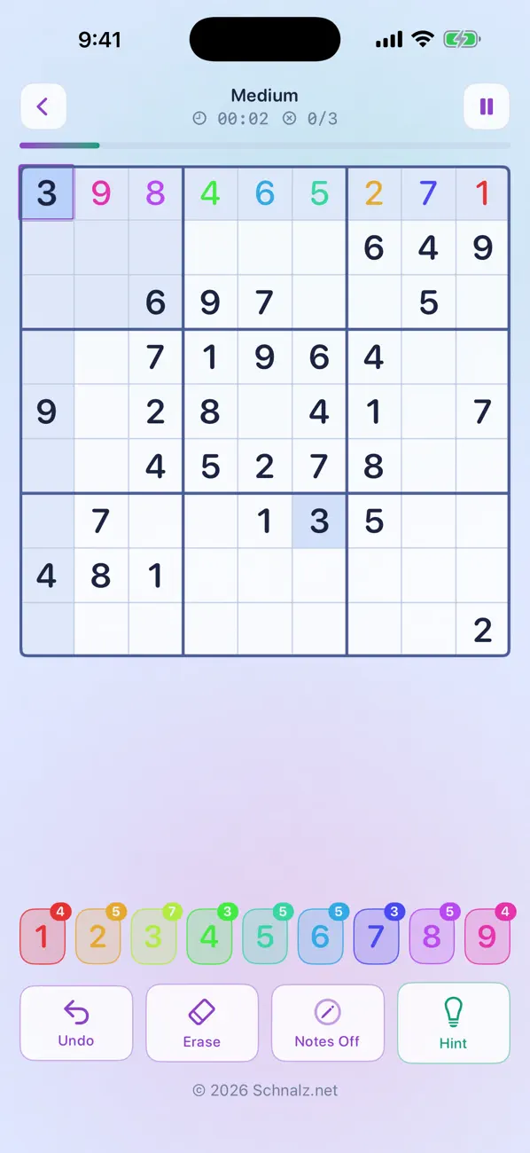 Lumina Sudoku: Color Logic