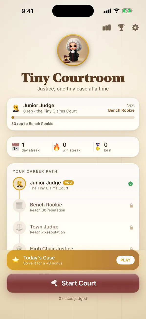 Tiny Courtroom