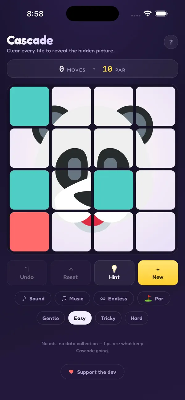 Cascade - Tile Puzzle