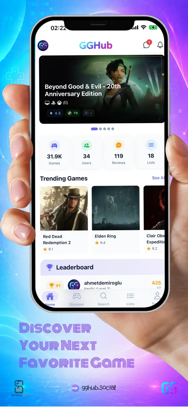 GGHub: Games & Community