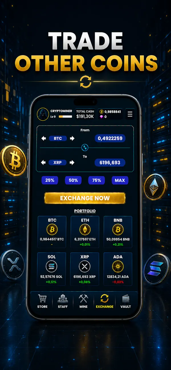 Crypto Farm: Bitcoin Tycoon