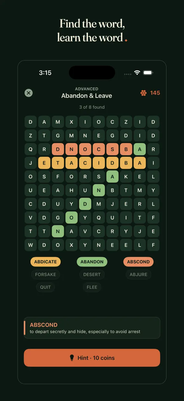 Word Puzzle: SAT Vocab