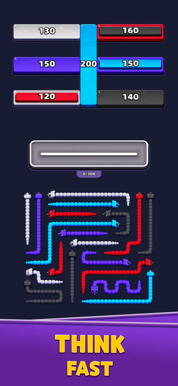 Worm Wreck: Color Puzzle