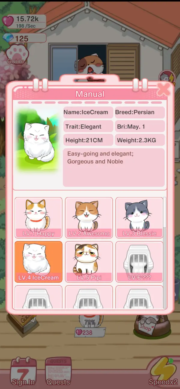Chubby Kitty: Dress Up Merge