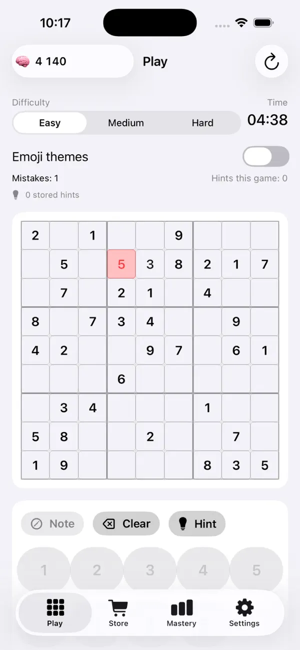 Mindful Emoji Sudoku
