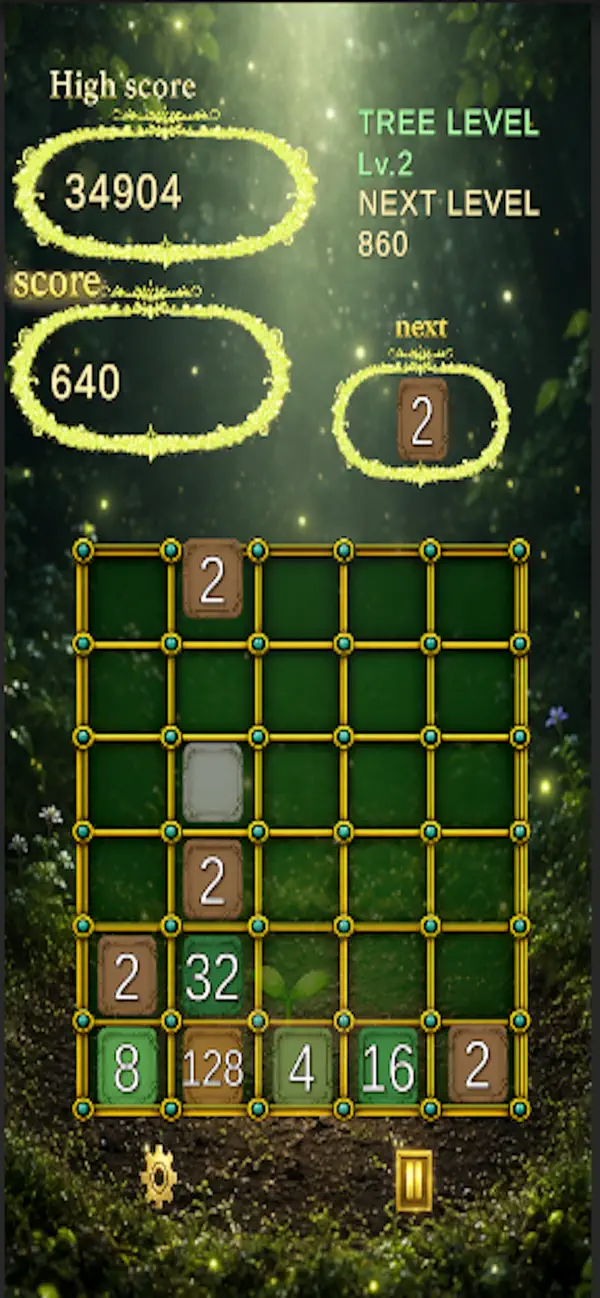 芽吹きの森パズル