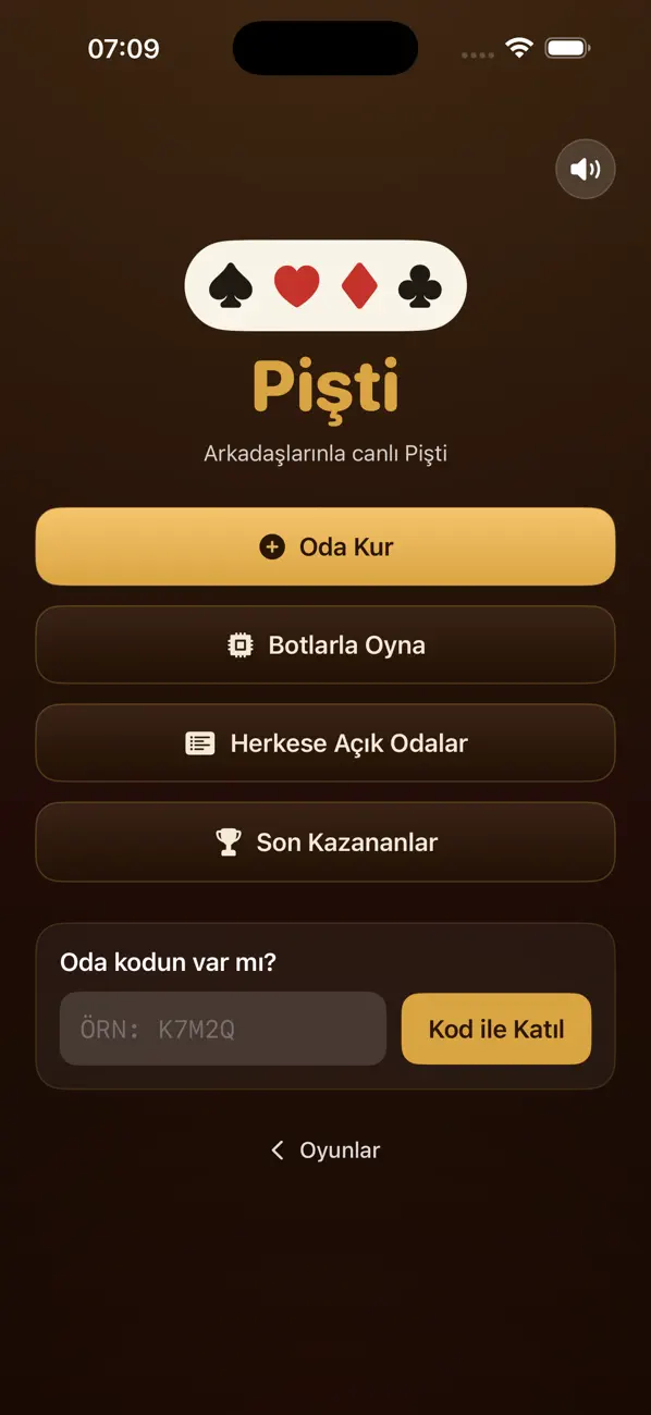 Pişti - Online Tekli & Eşli