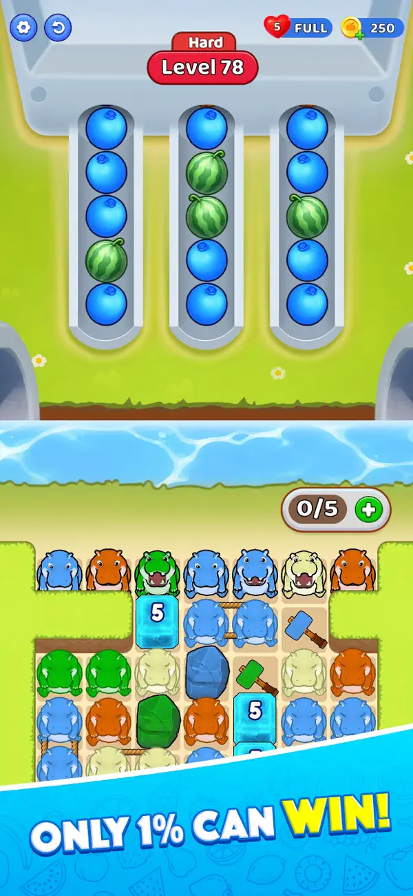 Hippo Feed : Sort Fruit