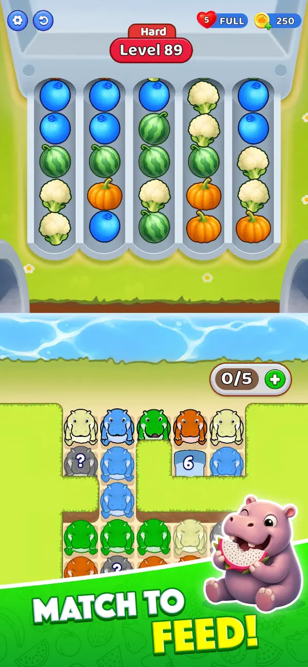 Hippo Feed : Sort Fruit