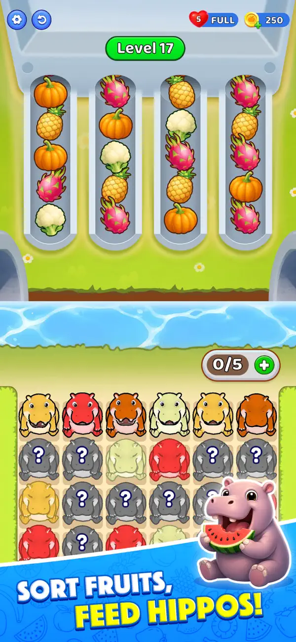 Hippo Feed : Sort Fruit
