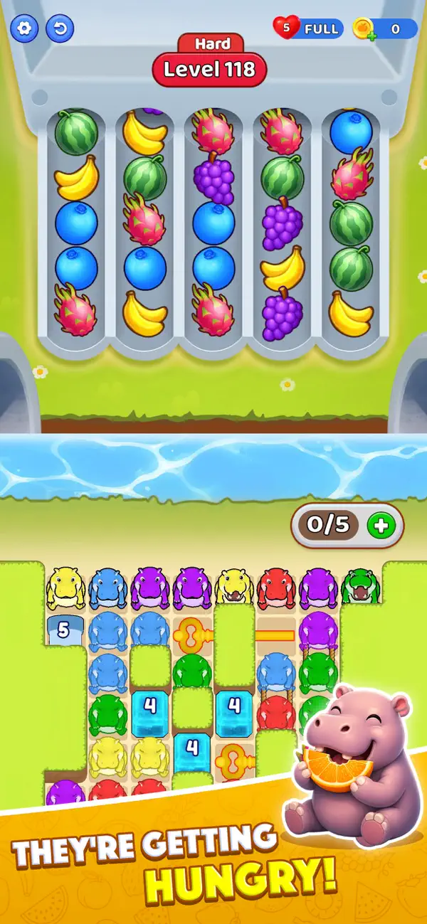 Hippo Feed : Sort Fruit