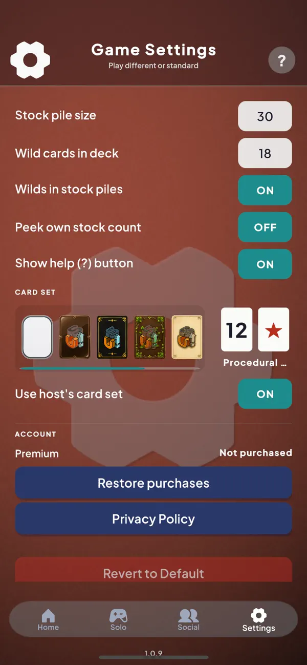 StackUp Card Game