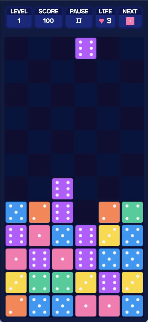 Dice Puzzle Drop