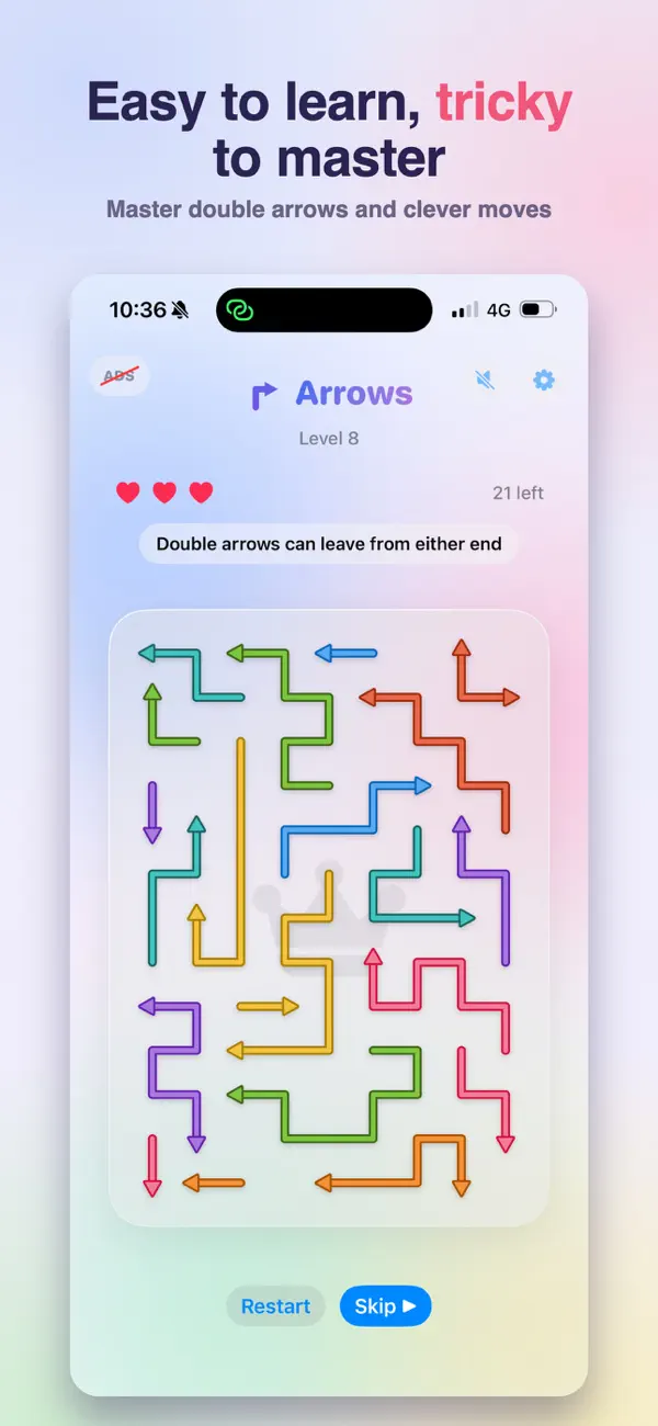 Tap me: Freedom for the arrows