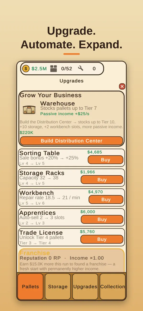 Return Pallet Tycoon