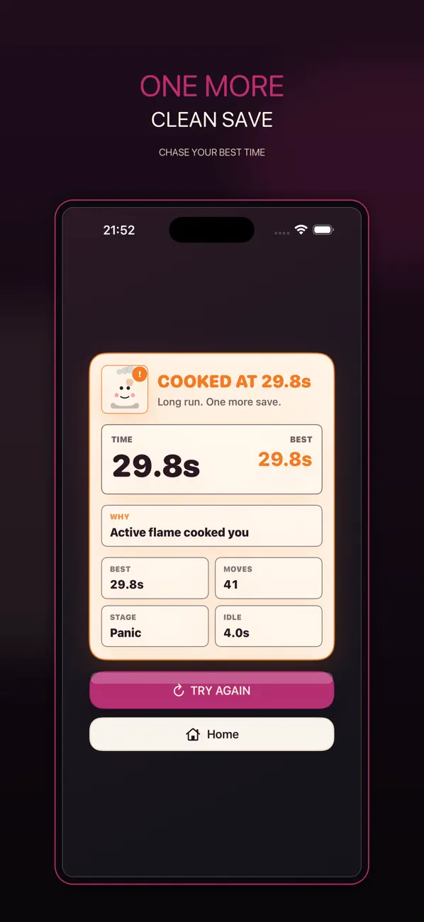 Don't Get Cooked: Reflex Tiles