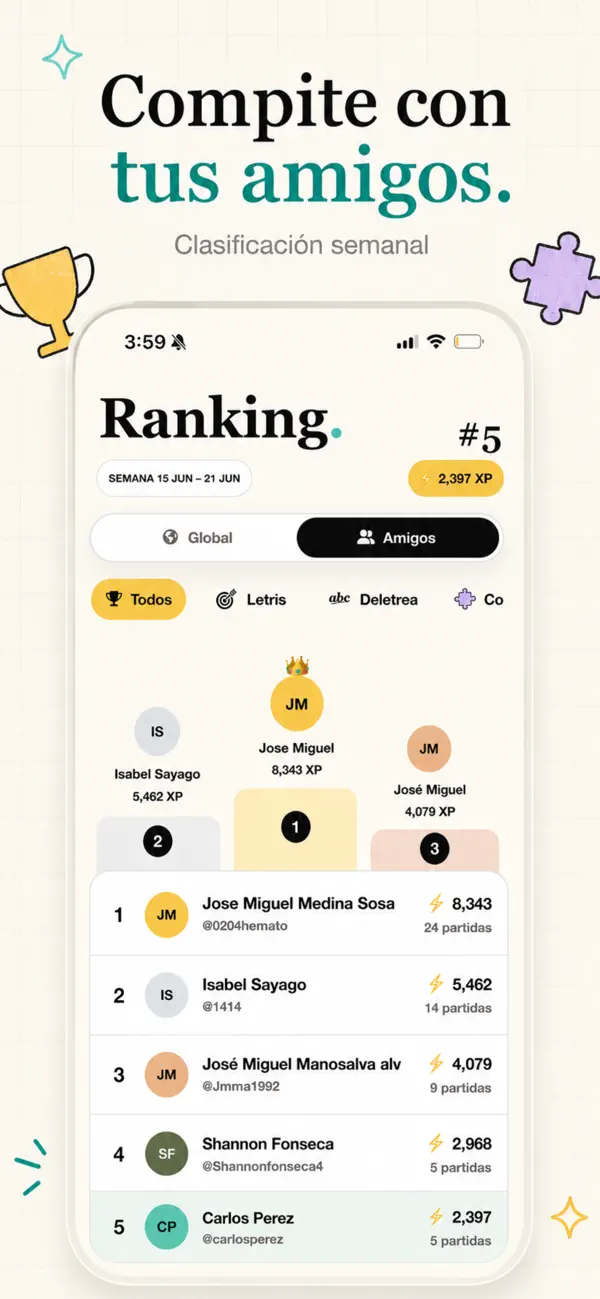 Letris: Juegos de Palabras