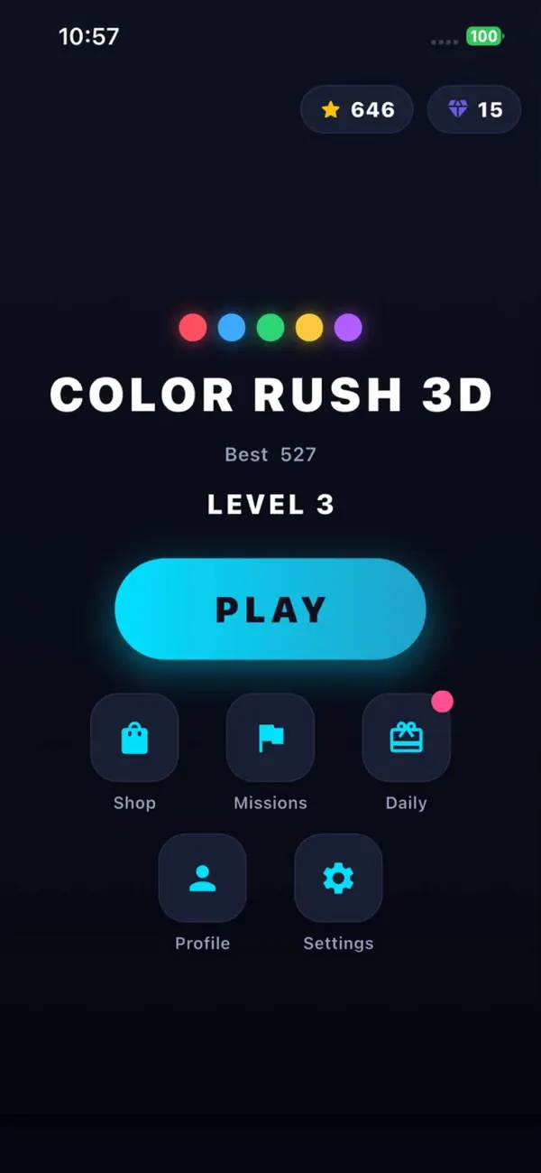 Color Rush 3D: Ball Run