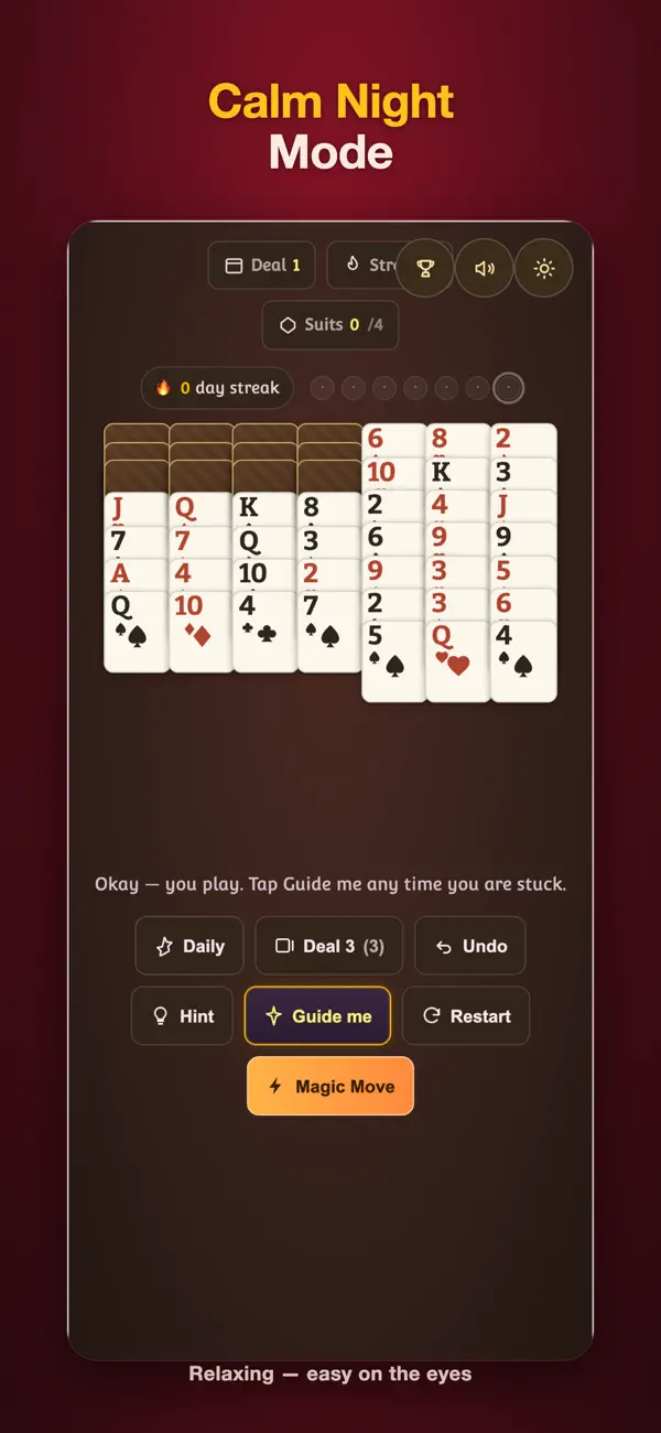 Scorpion Solitaire: Coach