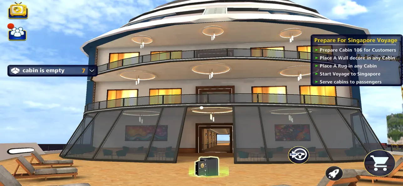 Cruise Ship Manage Simulator