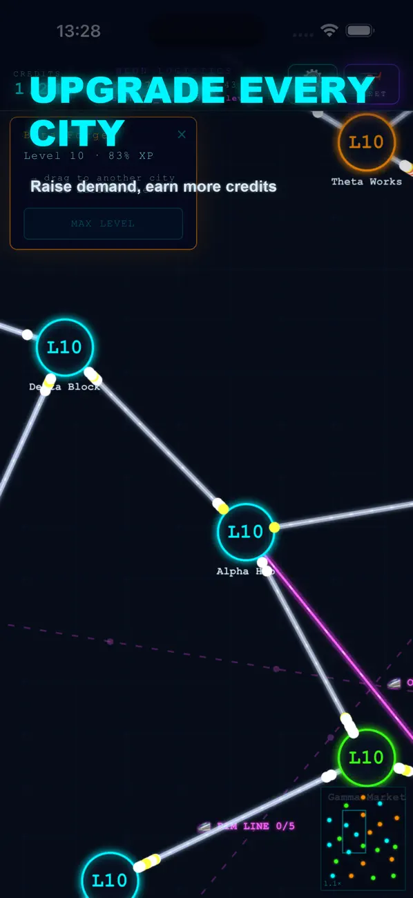 Neon Logistics: City Grid