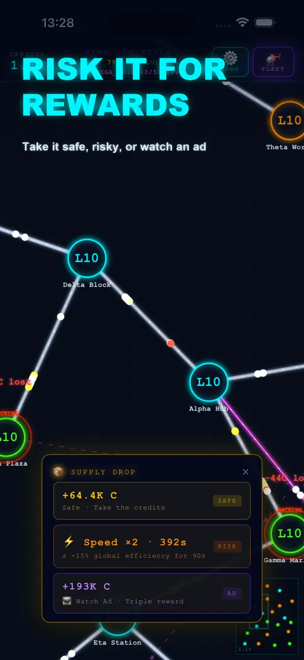 Neon Logistics: City Grid