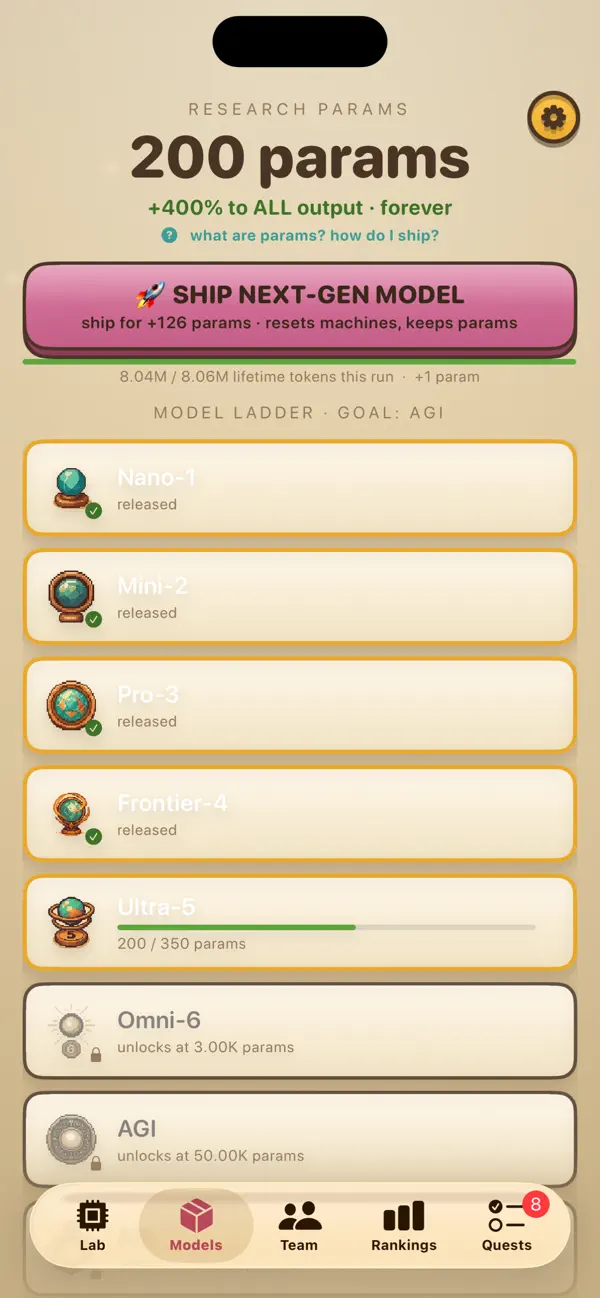 Token Tycoon: AI Lab Idle