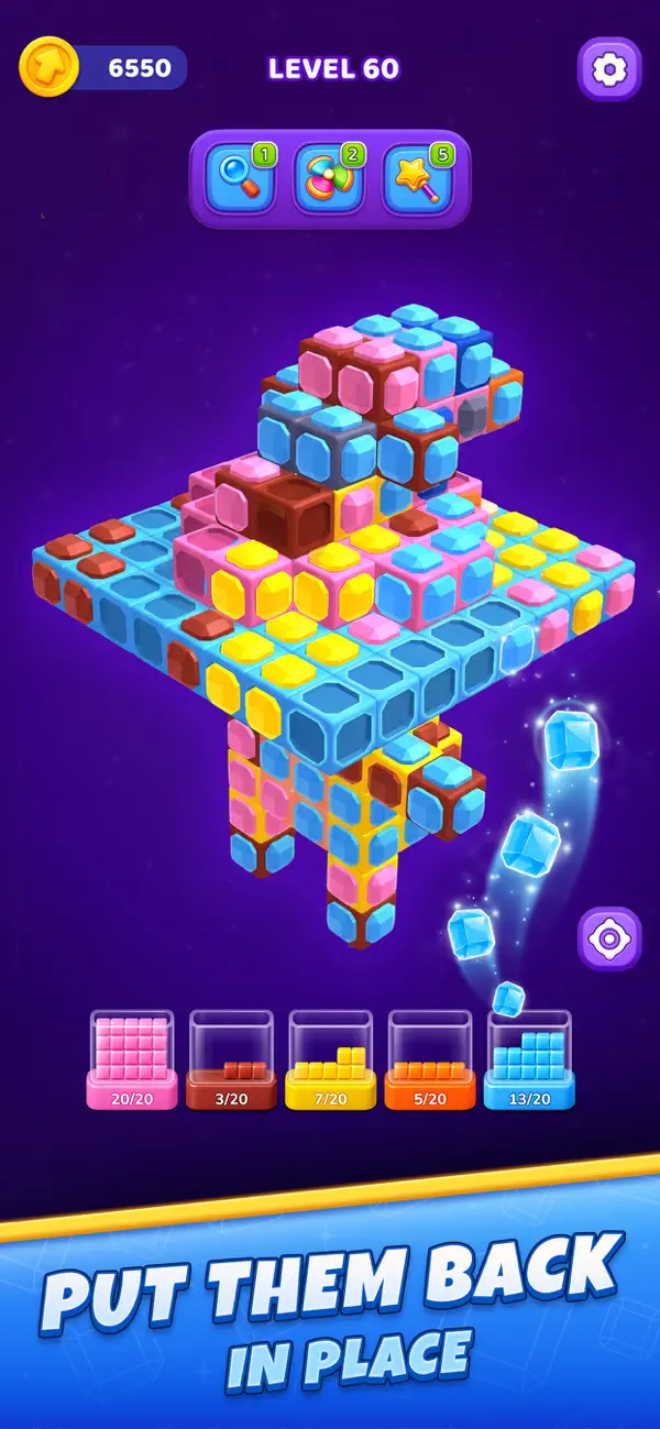 Gem Mosaic: 3D Sort Puzzle