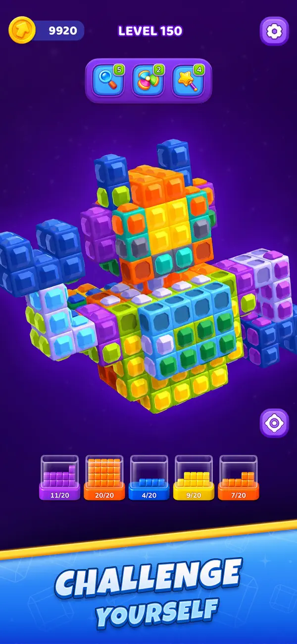 Gem Mosaic: 3D Sort Puzzle