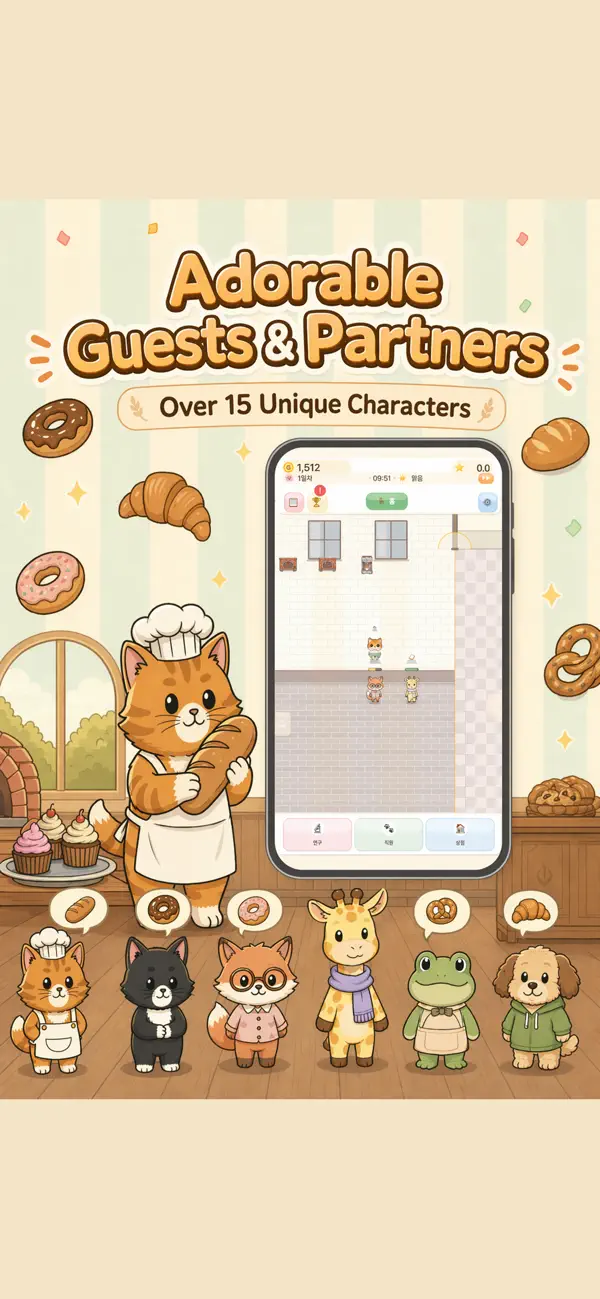 Cat Bakery Tycoon: Idle Cafe