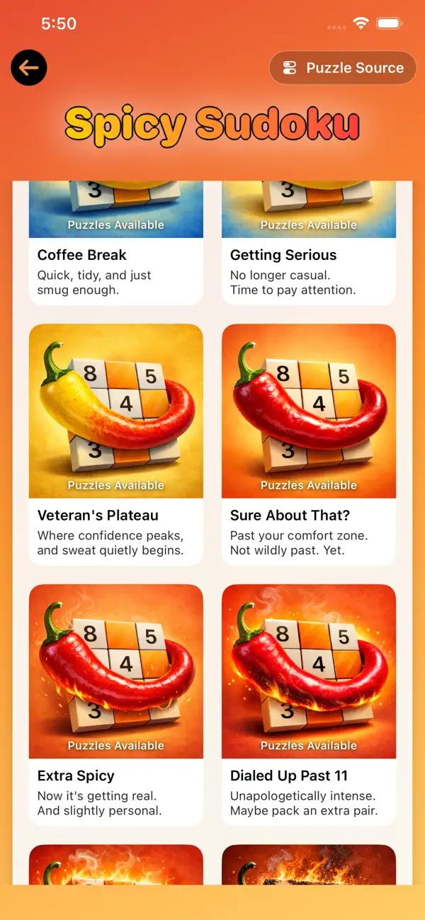 Spicy Sudoku