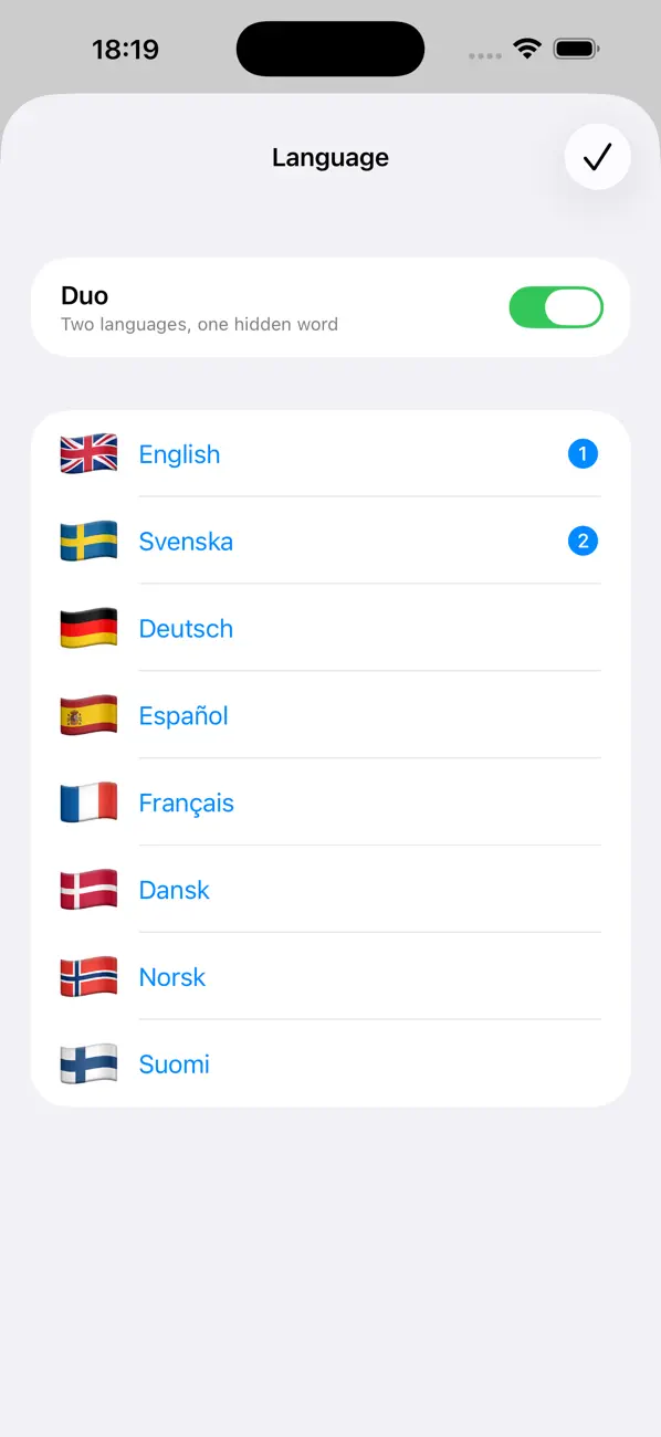 Ordlek – Word Game