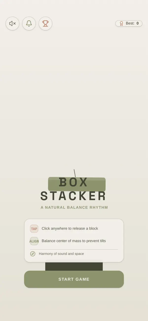 Box Stacker - Calm Stack