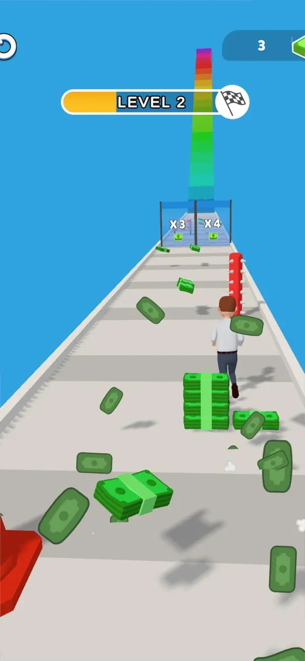 Money Stack Run: Cash Rush