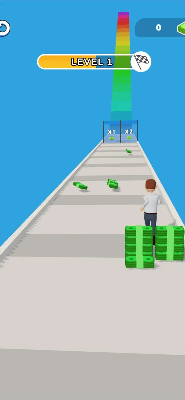 Money Stack Run: Cash Rush