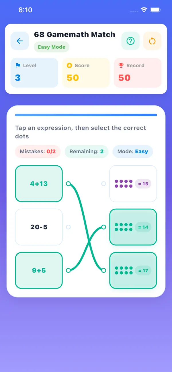 68 Gamemath Match