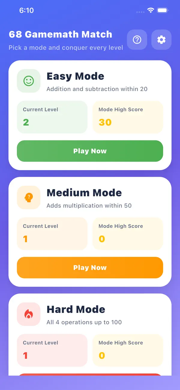 68 Gamemath Match